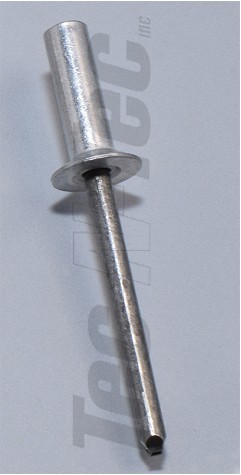 ALUMINUM CLOSED END RIVET STEEL MANDREL 3/16 X 3/8 GRIP, Canada